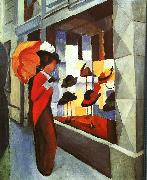 August Macke Hat Shop oil painting picture wholesale